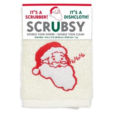 SCRUBSY Cloth -Saint Nick