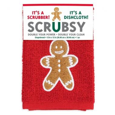SCRUBSY Cloth - Gingerbread