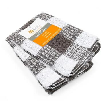 Nana's Cloth S/2-Gray/White