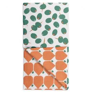 VIBE Towel  - Olive Twist