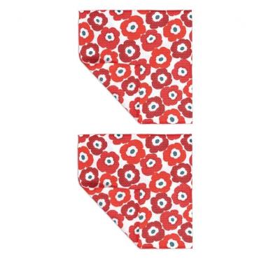 VIBE Cloth S/2  - Poppy Fields