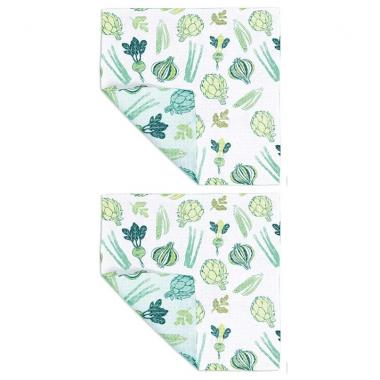 VIBE Cloth S/2-Spring Greens