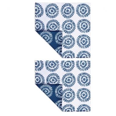 VIBE Cloth S/2-Radial Blue