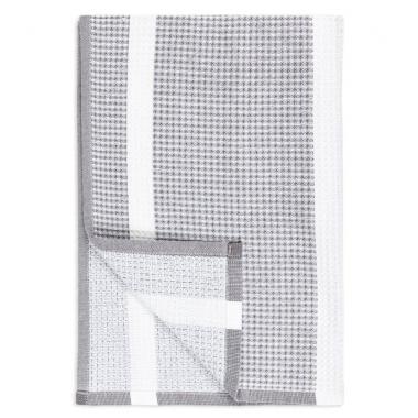 Waffle Stripe Towel-Stainless