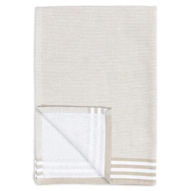 Modern Stripe Towel-Khaki