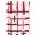 Windowpane Towel-Crimson