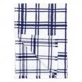 Windowpane Towel-Ink Blue