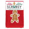 SCRUBSY Cloth - Gingerbread