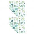VIBE Cloth S/2-Spring Greens
