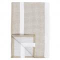 Khaki Waffle Stripe Towel