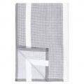 Waffle Stripe Towel-Stainless